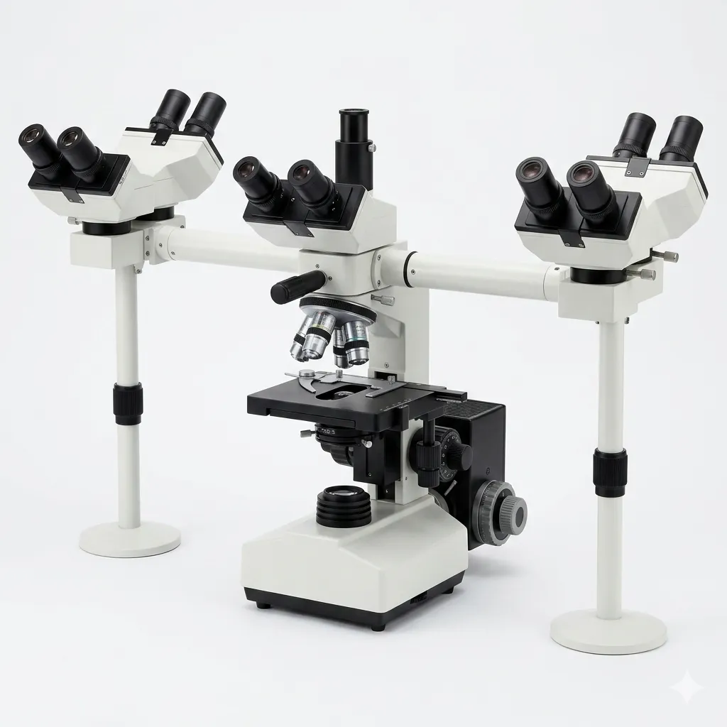 Teaching microscope 3 head type XSZ310, china
